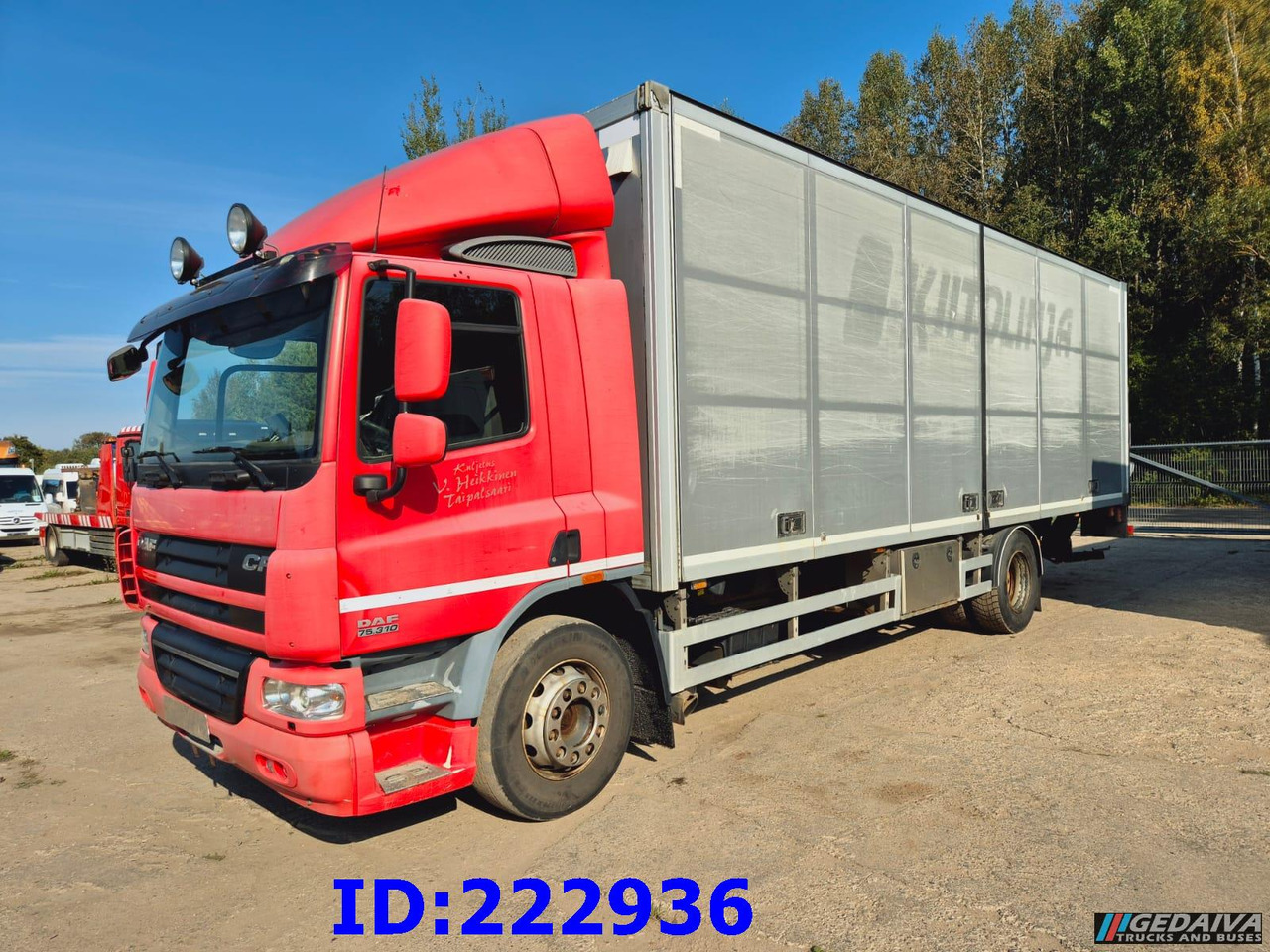 DAF CF 75.310 - Euro5 - Caminhão furgão: foto 1 DAF CF 75.310 - Euro5 - Caminhão furgão: foto 1