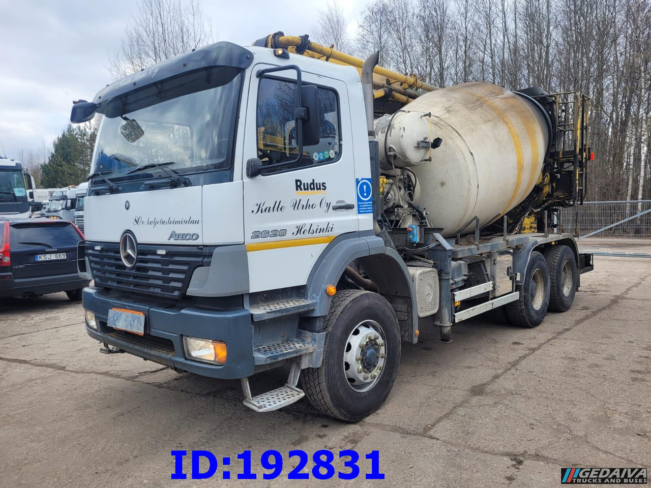 MERCEDES-BENZ Atego 2628 6x4 Schwing 17m 9m3 - Autobomba de betão: foto 4 MERCEDES-BENZ Atego 2628 6x4 Schwing 17m 9m3 - Autobomba de betão: foto 4