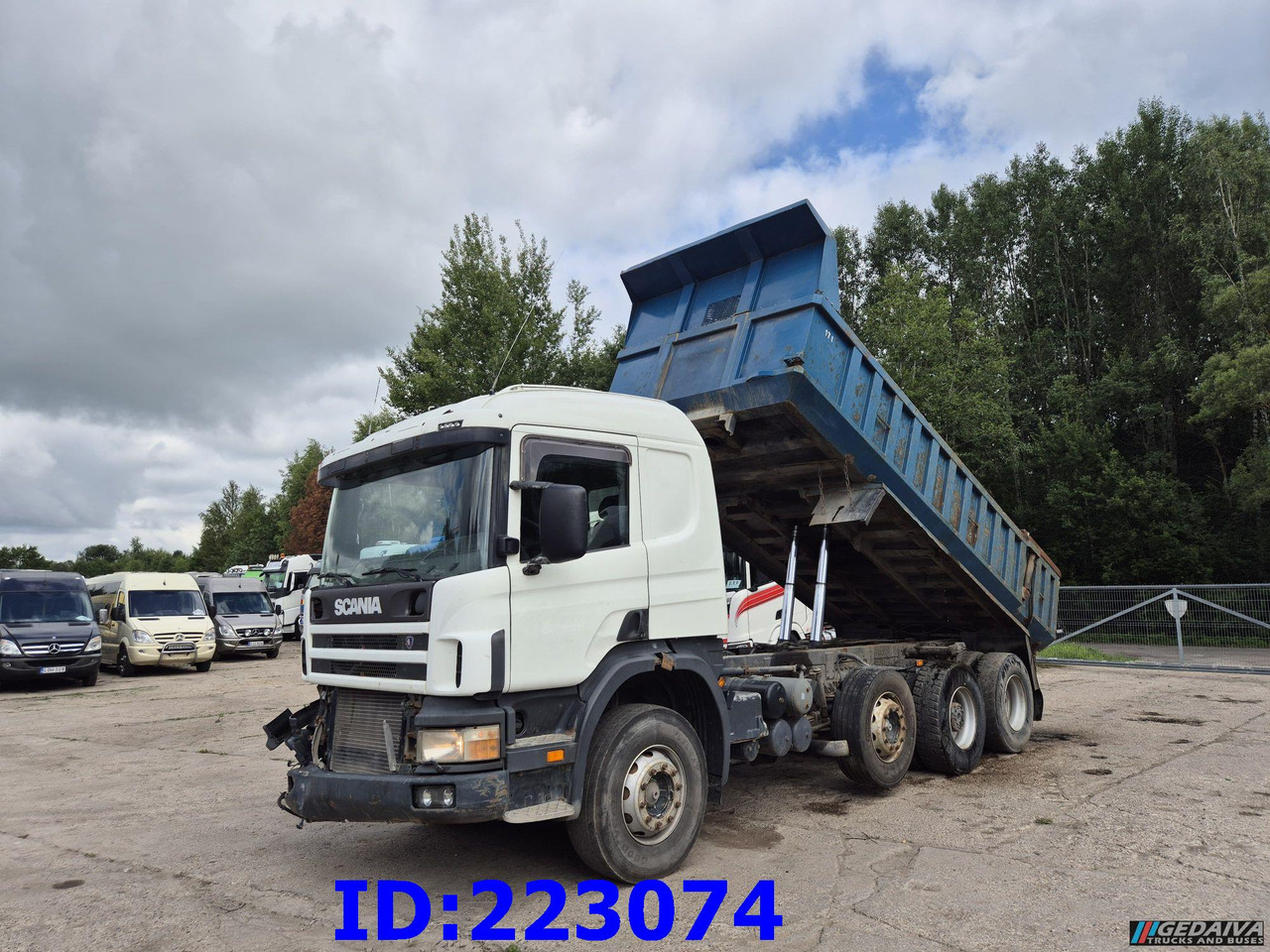 SCANIA 124 8x2 - Manual - Full steel - Caminhão basculante: foto 1 SCANIA 124 8x2 - Manual - Full steel - Caminhão basculante: foto 1
