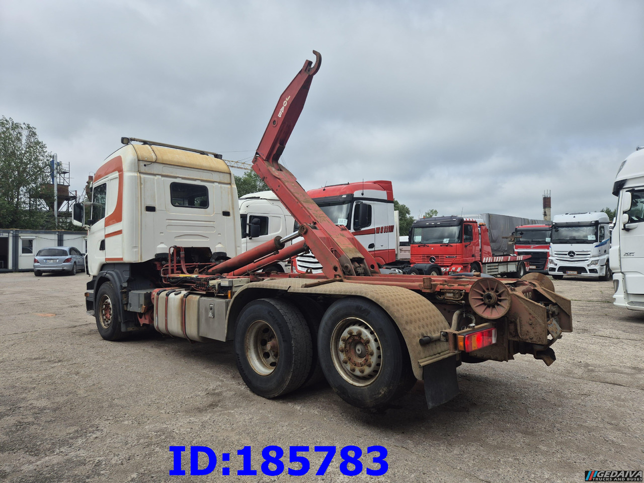 Caminhão polibenne SCANIA R500 6x2 Hook lift: foto 6