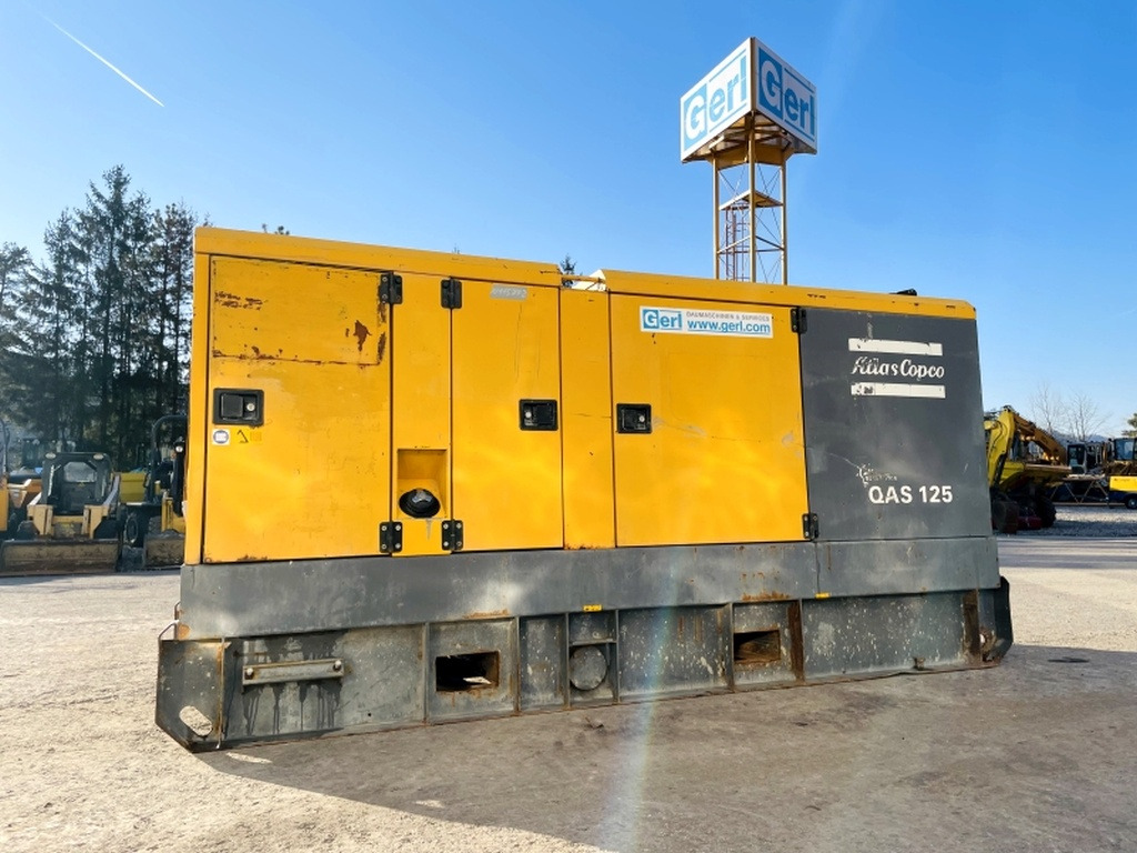 Atlas Copco QAS125 (3945) - Gerador elétrico: foto 1 Atlas Copco QAS125 (3945) - Gerador elétrico: foto 1