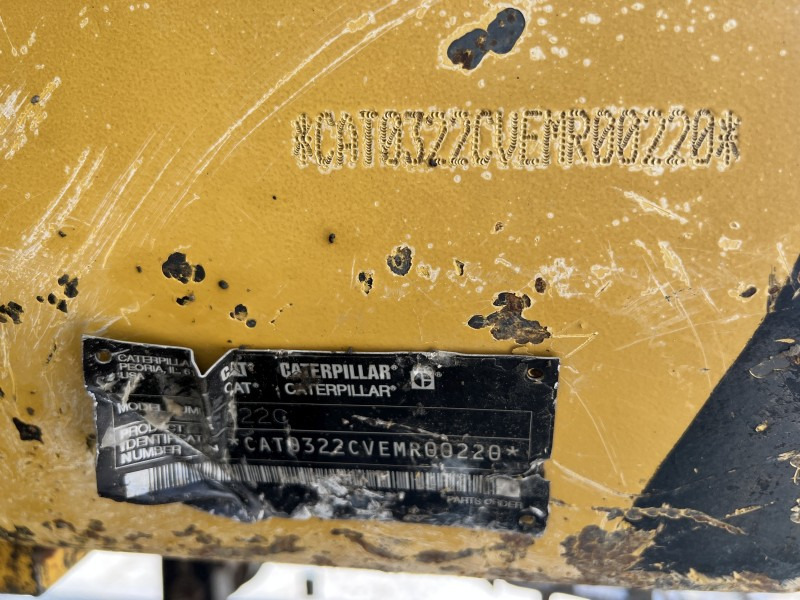 Escavadora de rastos Caterpillar 322 C LN (110546): foto 9