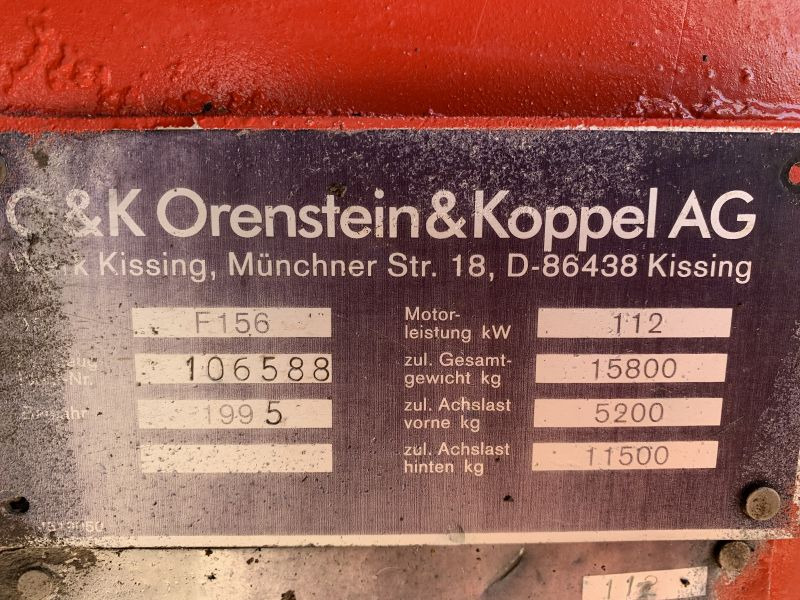 Motoniveladora O&K F156 (109718): foto 7 Motoniveladora O&K F156 (109718): foto 7