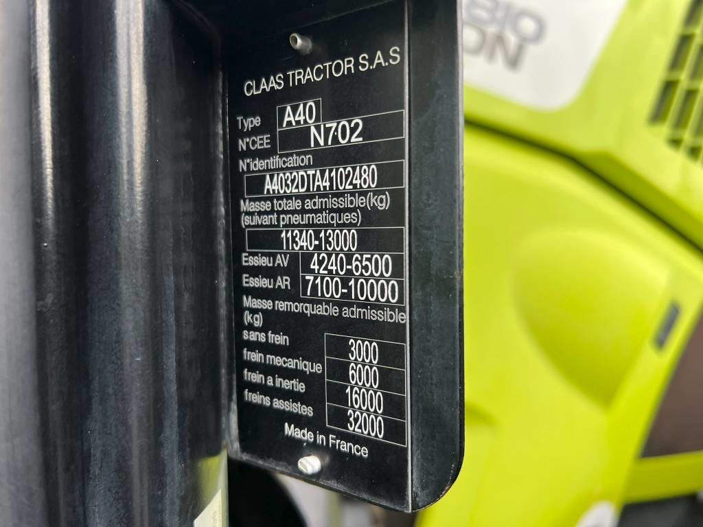 Trator Claas Axion 810 Cmatic: foto 11
