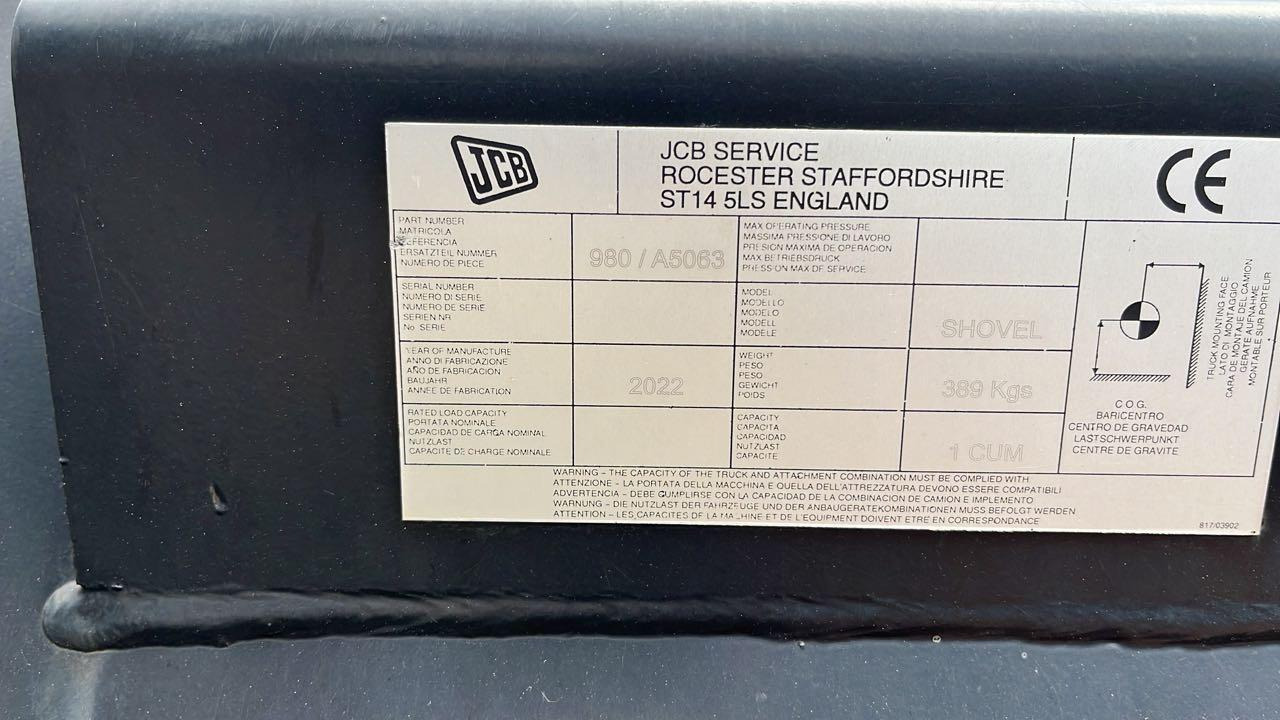 JCB Schaufel - Balde para carregadeiras: foto 1 JCB Schaufel - Balde para carregadeiras: foto 1