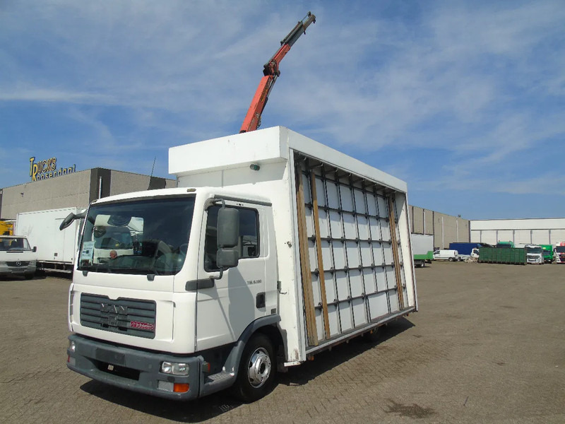 MAN TGL 8.180 + PALFINGER + GLASS TRUCK + MANUAL - Caminhão, Caminhão grua: foto 2 MAN TGL 8.180 + PALFINGER + GLASS TRUCK + MANUAL - Caminhão, Caminhão grua: foto 2