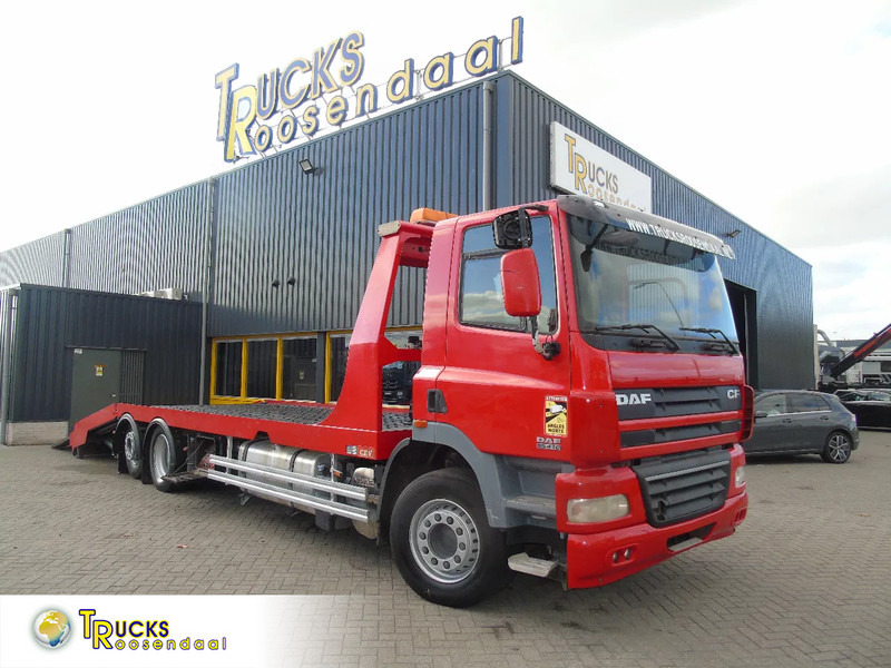 DAF CF 85.410 + EURO 5 + HYDRO RAMPS + 6X2 + RETARDER - Caminhão transporte de veículos: foto 1 DAF CF 85.410 + EURO 5 + HYDRO RAMPS + 6X2 + RETARDER - Caminhão transporte de veículos: foto 1