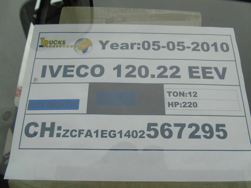 Iveco EuroCargo 120 IVECO EURO CARGO 120.22 EEV - Caminhão furgão: foto 4 Iveco EuroCargo 120 IVECO EURO CARGO 120.22 EEV - Caminhão furgão: foto 4