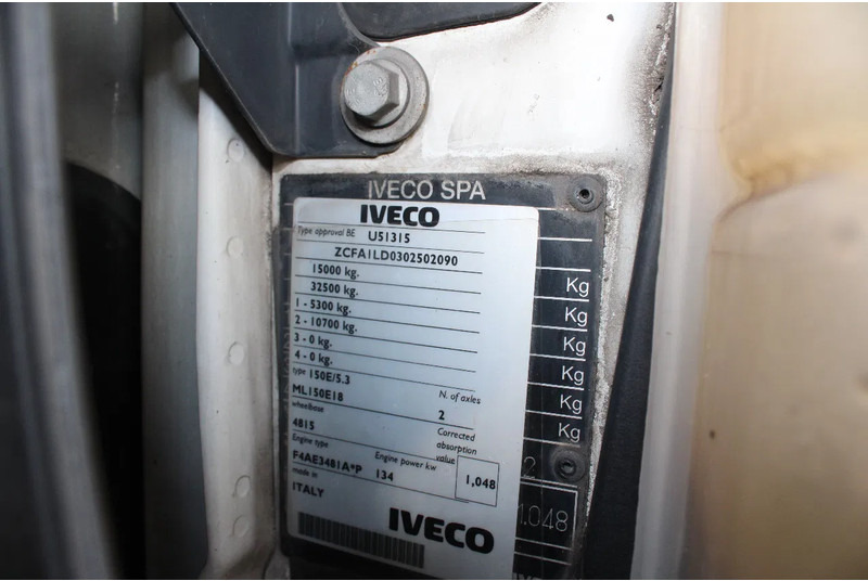 Caminhão polibenne Iveco Eurocargo 150E18 + manual + 3p: foto 9