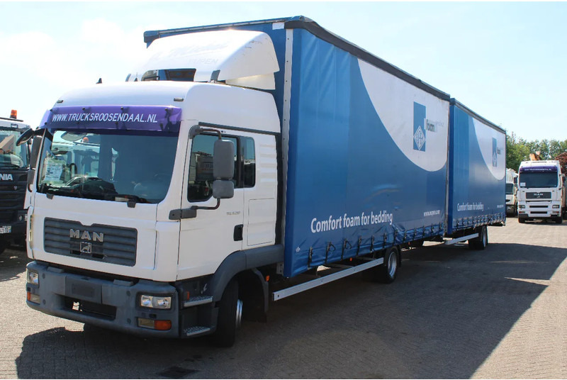 MAN TGL 8.210 + TRAILER + SLEEPCAB COMBI - Caminhão com lona: foto 2 MAN TGL 8.210 + TRAILER + SLEEPCAB COMBI - Caminhão com lona: foto 2