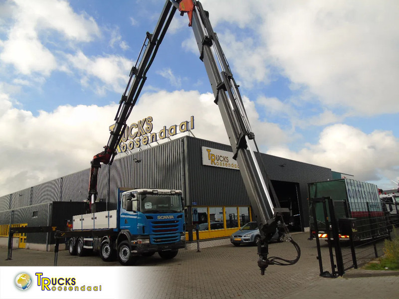 Scania G480 8x4 + palfinger crane PK74002 6x extension + JIB 4x extension - Caminhão grua: foto 1 Scania G480 8x4 + palfinger crane PK74002 6x extension + JIB 4x extension - Caminhão grua: foto 1