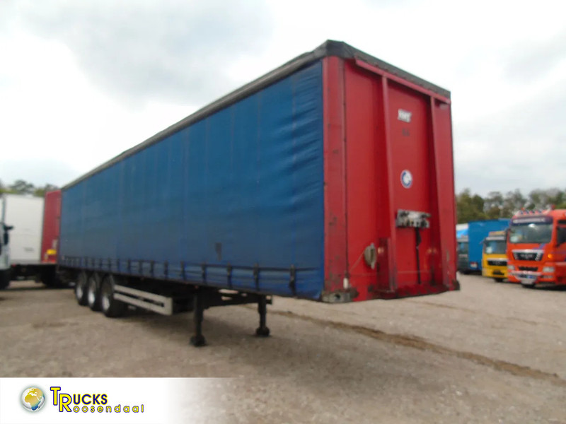 Van Hool 3X BPW + 1 YEAR TUV - Semi-reboque de lona: foto 1 Van Hool 3X BPW + 1 YEAR TUV - Semi-reboque de lona: foto 1