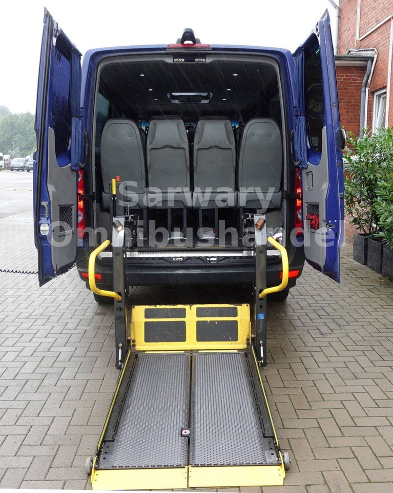 Micro-ônibus, Furgão de passageiros Volkswagen Crafter TDI*13 Sitze*Klima*EURO6*Rollstuhl*Lift*: foto 12