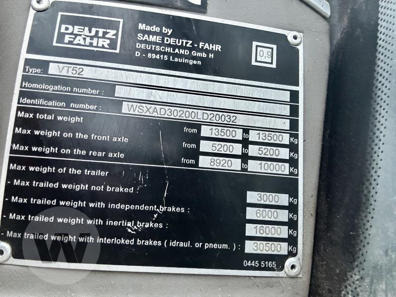 Trator Deutz Agrotron 7250 TTV: foto 10