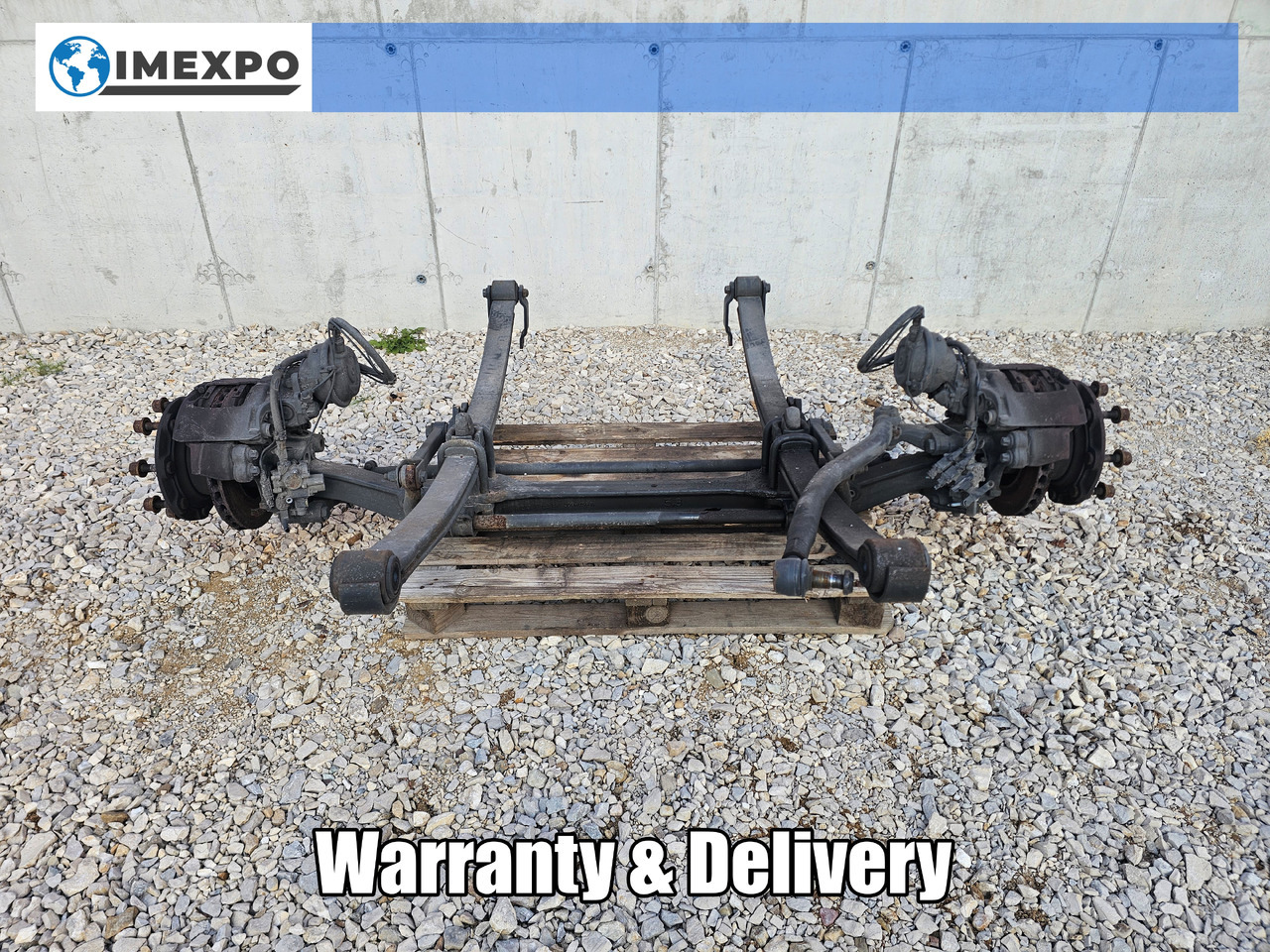 MERCEDES ATEGO MP4 12.XXX EURO 6 / COMPLETE FRONT AXLE - Eixo dianteiro: foto 1 MERCEDES ATEGO MP4 12.XXX EURO 6 / COMPLETE FRONT AXLE - Eixo dianteiro: foto 1