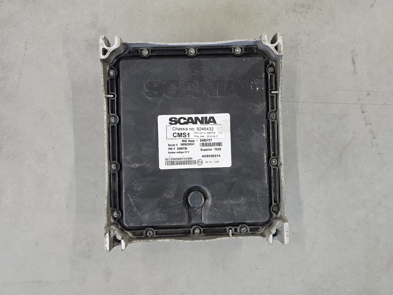 SCANIA R450 EURO 6 / CMS1 CONTROL UNIT / 2660726 - Centralina electrónica: foto 3 SCANIA R450 EURO 6 / CMS1 CONTROL UNIT / 2660726 - Centralina electrónica: foto 3
