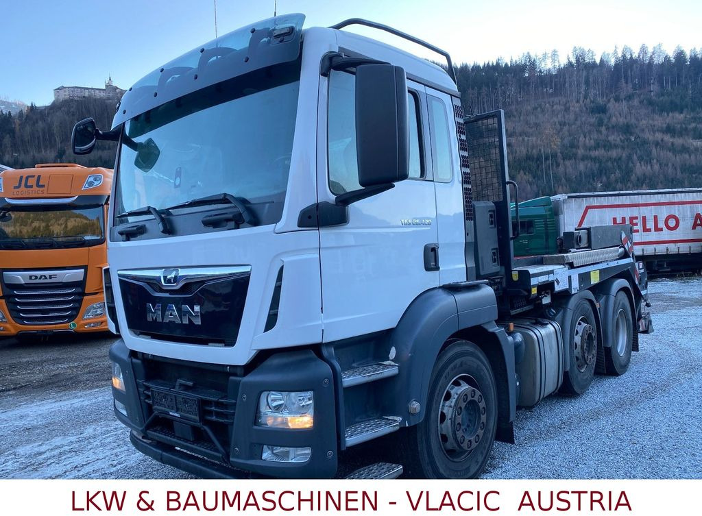 MAN TGS 26.420 6x2 Lift/Lenk vorlaufachsen - Caminhão multibenne: foto 1 MAN TGS 26.420 6x2 Lift/Lenk vorlaufachsen - Caminhão multibenne: foto 1