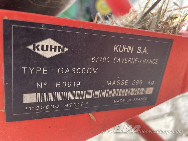 Kuhn GA300 GM - Ancinho enleirador: foto 5 Kuhn GA300 GM - Ancinho enleirador: foto 5