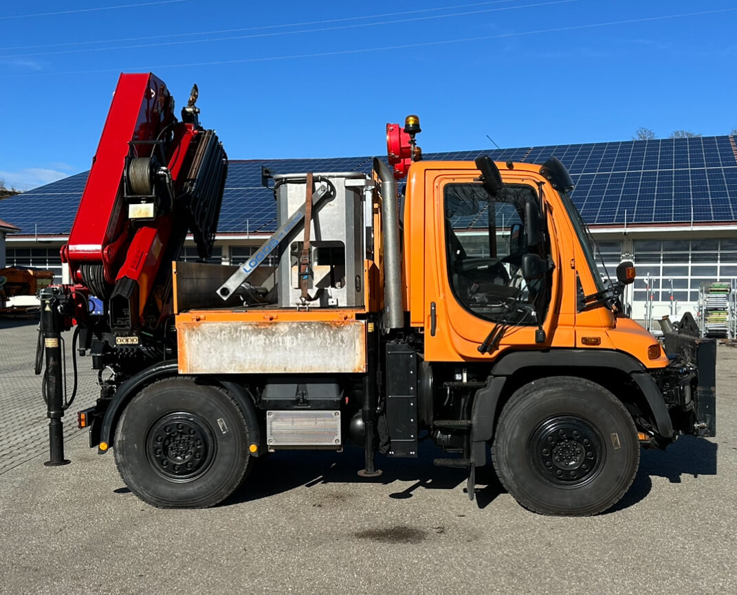 Unimog 400 - U400 405 25177 mit Wechselkran Merced - Veículo municipal/ Especial: foto 3 Unimog 400 - U400 405 25177 mit Wechselkran Merced - Veículo municipal/ Especial: foto 3