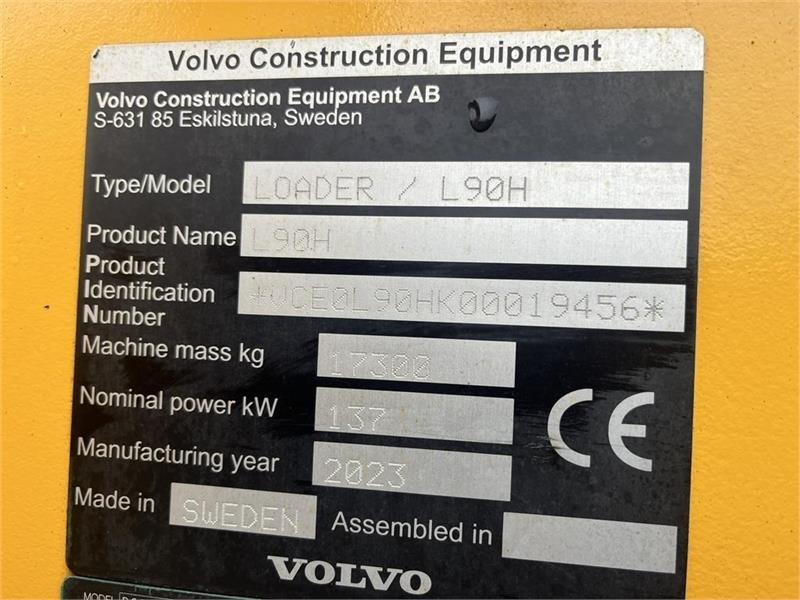 Volvo L90H Dansk-maskine, med alt udstyr på. CDC, BSS, - Carregadeira de rodas: foto 2 Volvo L90H Dansk-maskine, med alt udstyr på. CDC, BSS, - Carregadeira de rodas: foto 2