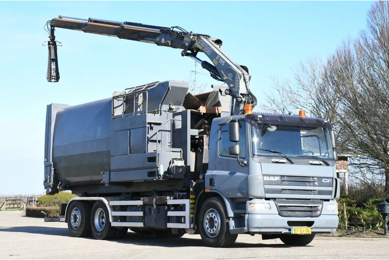 DAF CF75/310 FAN !!KRAAN/HAAK!!PERSCONTAINER!!HIGH PRESURRE CLEANING!!HOGEDRUK REINIGING!!HOCH DRUCK WASHEN SYSTEM!!REINIGING!GEJO B - Caminhão polibenne, Caminhão grua: foto 1 DAF CF75/310 FAN !!KRAAN/HAAK!!PERSCONTAINER!!HIGH PRESURRE CLEANING!!HOGEDRUK REINIGING!!HOCH DRUCK WASHEN SYSTEM!!REINIGING!GEJO B - Caminhão polibenne, Caminhão grua: foto 1
