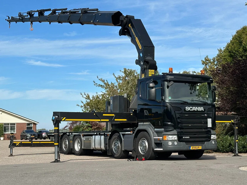 Scania R490 PALFINGER 92TM!! 2017!!ONLY 66TKM!!!NEW!! - Caminhão grua: foto 1 Scania R490 PALFINGER 92TM!! 2017!!ONLY 66TKM!!!NEW!! - Caminhão grua: foto 1