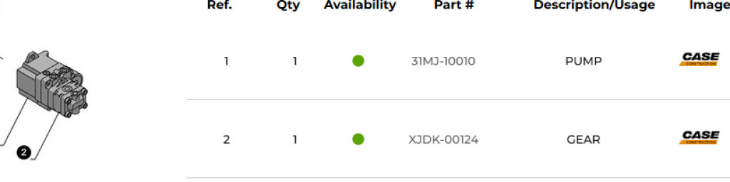 Case 31MJ-10010 - Bomba hidráulica de Máquina de construção: foto 3 Case 31MJ-10010 - Bomba hidráulica de Máquina de construção: foto 3