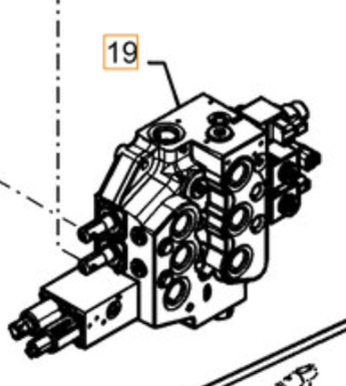 Case 47647500 - Válvula hidráulica de Máquina de construção: foto 1 Case 47647500 - Válvula hidráulica de Máquina de construção: foto 1