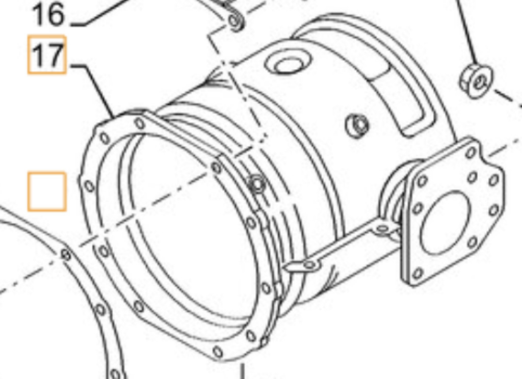 Case 51588890 - Conversor catalítico de Máquina de construção: foto 1 Case 51588890 - Conversor catalítico de Máquina de construção: foto 1