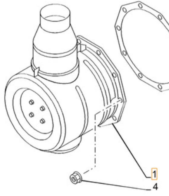 Case 51588952 - Conversor catalítico de Máquina de construção: foto 1 Case 51588952 - Conversor catalítico de Máquina de construção: foto 1