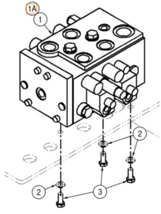 Case 87411112 - Válvula hidráulica de Máquina de construção: foto 2 Case 87411112 - Válvula hidráulica de Máquina de construção: foto 2