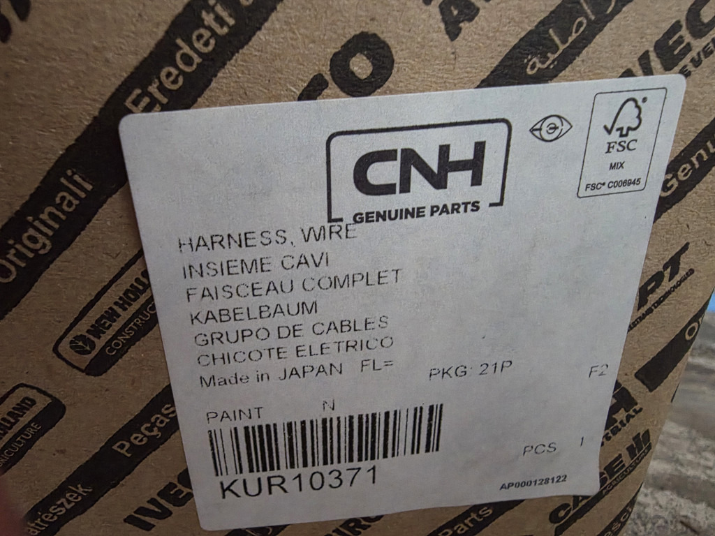 Case KUR10371 - Cables/ Wire harness de Máquina de construção: foto 2 Case KUR10371 - Cables/ Wire harness de Máquina de construção: foto 2