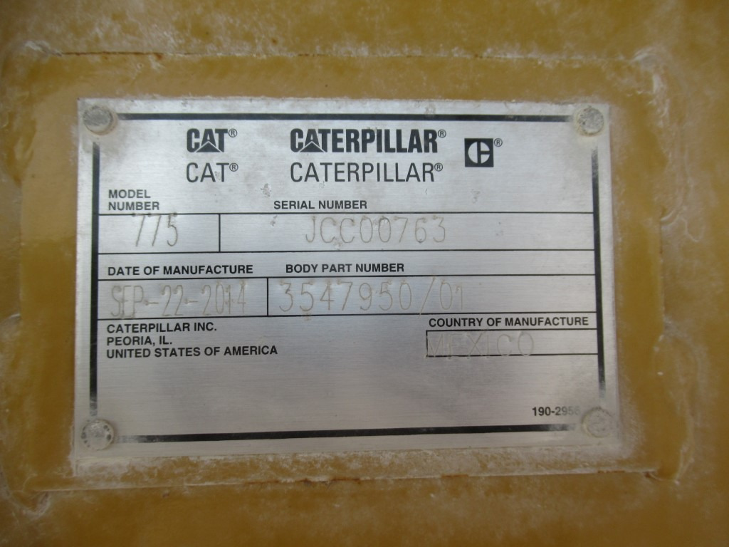 Caterpillar 3547910 - 3547900 - Carroçaria para caminhões basculantes: foto 1 Caterpillar 3547910 - 3547900 - Carroçaria para caminhões basculantes: foto 1