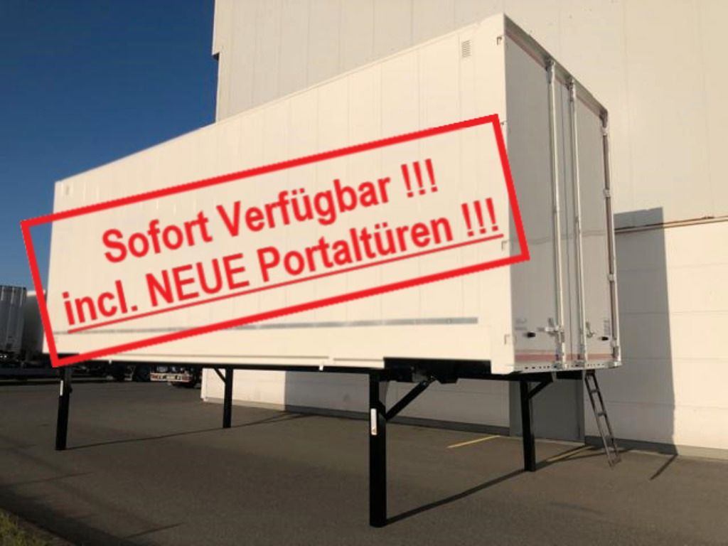 Krone Wechselkoffer Heck Portaltüren - Carroçaria para furgões: foto 1 Krone Wechselkoffer Heck Portaltüren - Carroçaria para furgões: foto 1