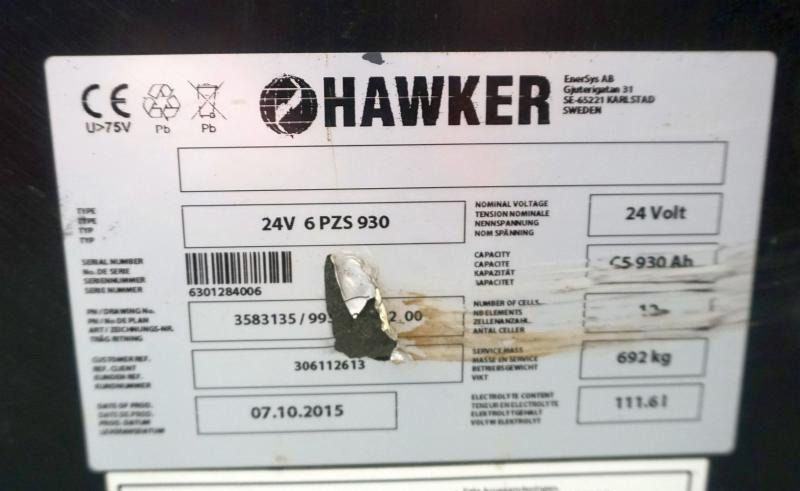 HAWKER 24 Volt 6 PzS 930 Ah - Bateria automotiva: foto 4 HAWKER 24 Volt 6 PzS 930 Ah - Bateria automotiva: foto 4