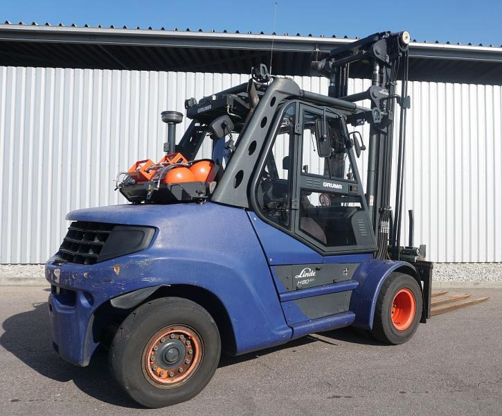 Linde H 80 T/900 EVO 396-03 - Empilhadeira a gás: foto 2 Linde H 80 T/900 EVO 396-03 - Empilhadeira a gás: foto 2