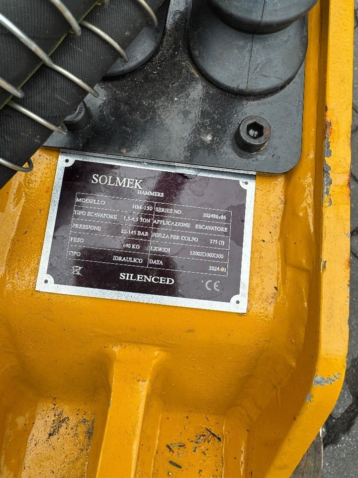 Hamer solmec HM 150 - Martelo hidráulico de Máquina de construção: foto 5 Hamer solmec HM 150 - Martelo hidráulico de Máquina de construção: foto 5