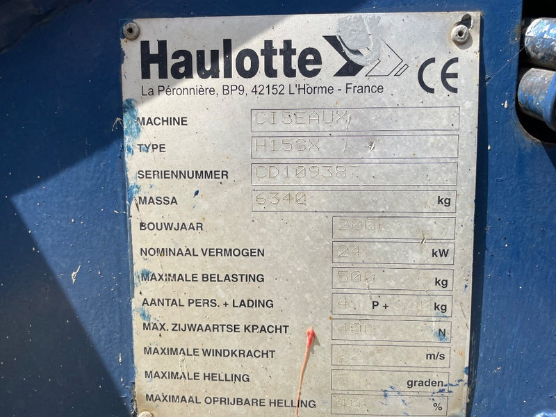 Haulotte H 15 SX - Plataforma de Tijera/ Plataforma de tesoura: foto 3 Haulotte H 15 SX - Plataforma de Tijera/ Plataforma de tesoura: foto 3