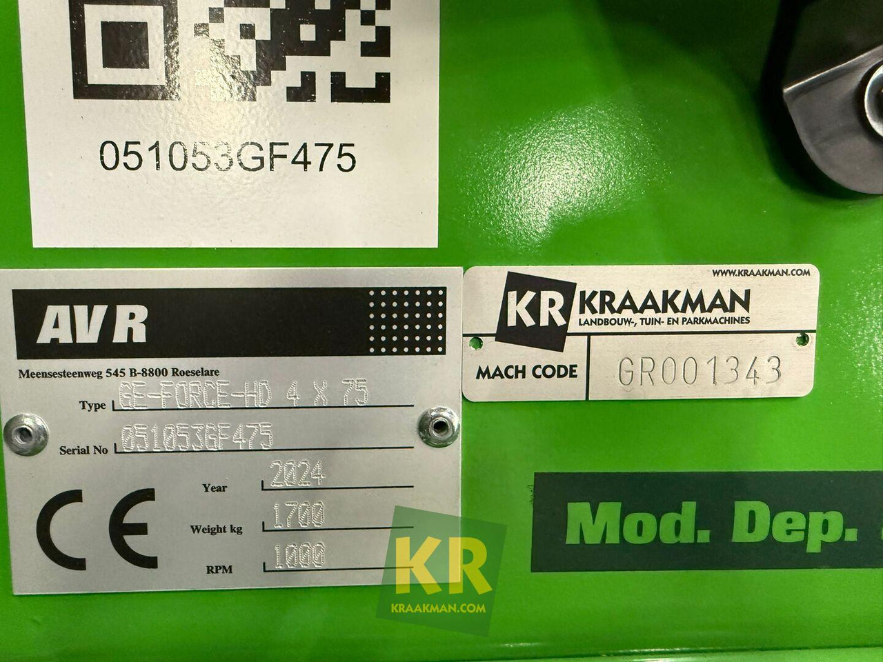 GE Force AVR - Maquina para lavrar a terra: foto 5 GE Force AVR - Maquina para lavrar a terra: foto 5