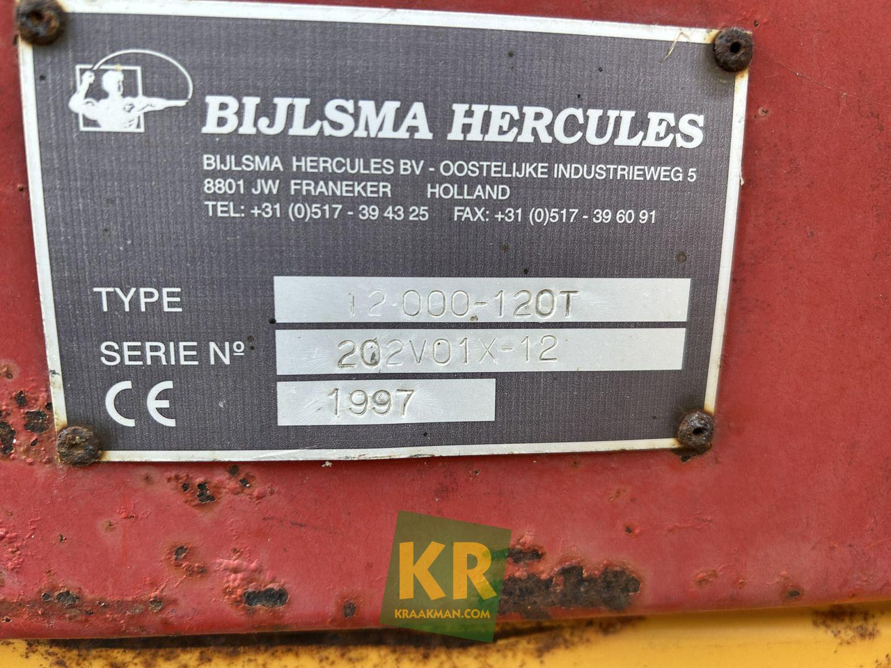 Overig Bijlsma  - Reboque basculante agrícola: foto 4 Overig Bijlsma  - Reboque basculante agrícola: foto 4