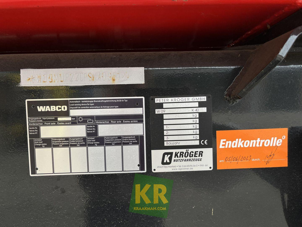 Overig Kröger - Reboque basculante agrícola: foto 3 Overig Kröger - Reboque basculante agrícola: foto 3