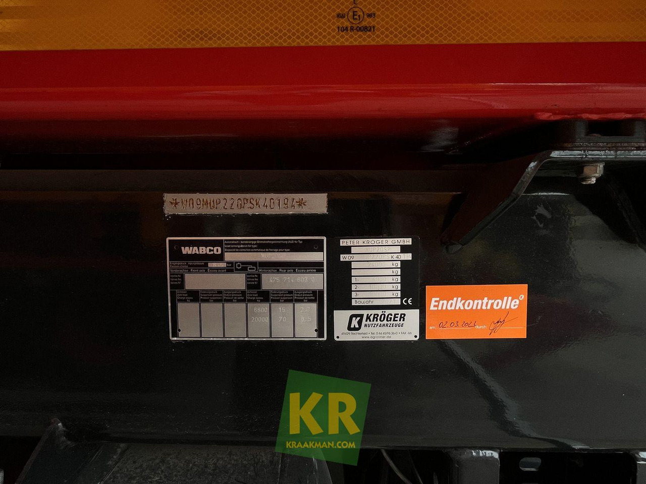 Overig Kröger - Reboque basculante agrícola: foto 5 Overig Kröger - Reboque basculante agrícola: foto 5