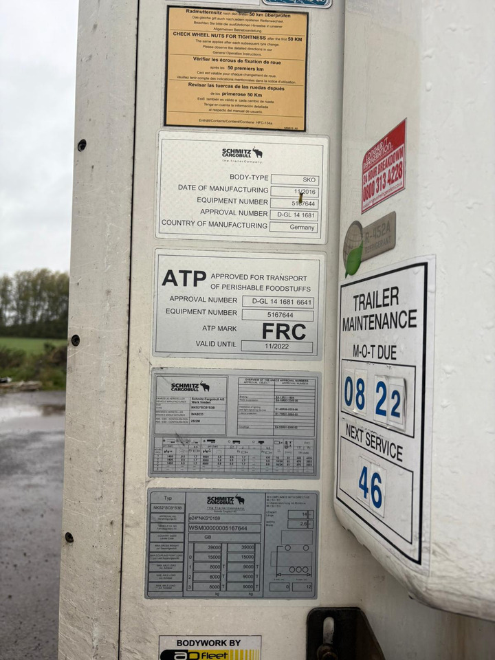 2012 Gray & Adams 10.4m Fridge Trailer – BTK110 - Semireboque frigorífico: foto 2 2012 Gray & Adams 10.4m Fridge Trailer – BTK110 - Semireboque frigorífico: foto 2