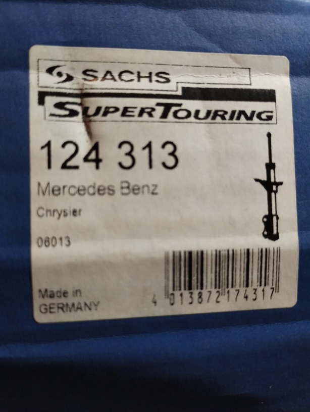AMORTYZATOR TYLNI 124313 SACHS 0053261000 MERCEDES MP1 MP2 MP3 ACTROS AXOR ATEGO - Amortecedor: foto 2 AMORTYZATOR TYLNI 124313 SACHS 0053261000 MERCEDES MP1 MP2 MP3 ACTROS AXOR ATEGO - Amortecedor: foto 2