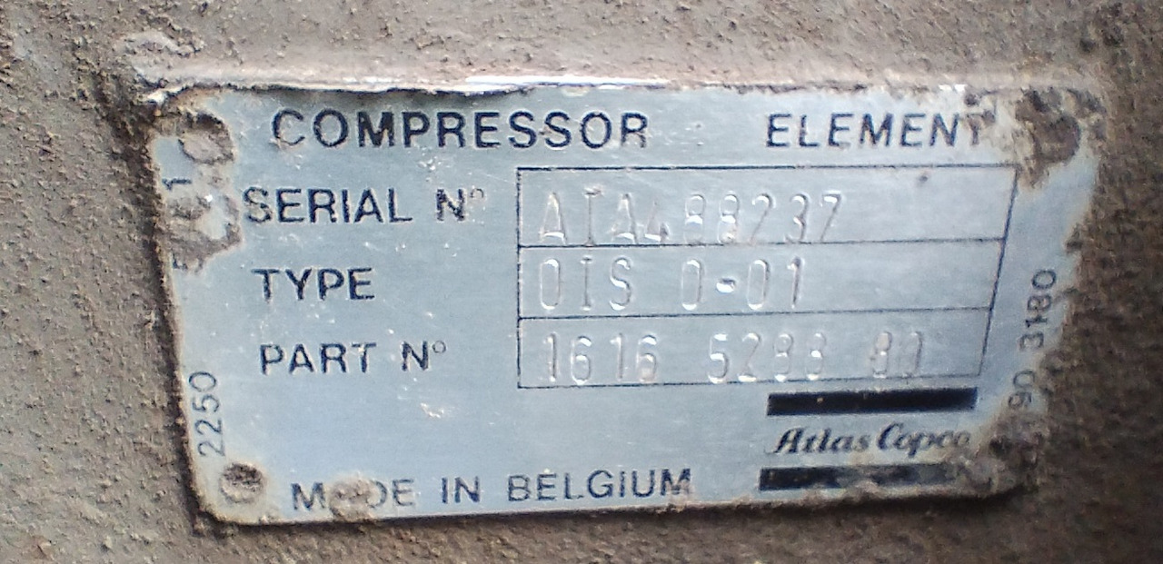 ATLAS COPCO Screw Compressor OIS 0-01 - Compressor de ar: foto 4 ATLAS COPCO Screw Compressor OIS 0-01 - Compressor de ar: foto 4