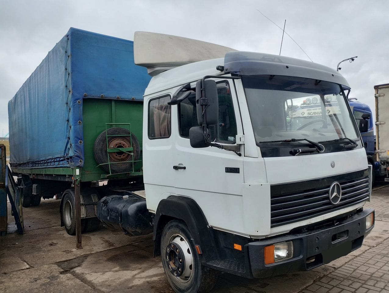 MERCEDES BENZ 1120 S + NACZEPA 1-OSIOWA TRAILER - Tractor: foto 2 MERCEDES BENZ 1120 S + NACZEPA 1-OSIOWA TRAILER - Tractor: foto 2