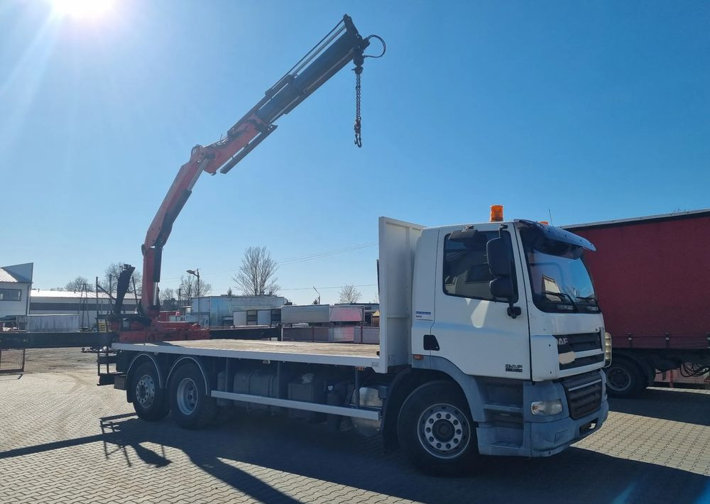DAF CF 85 360 - Camião de caixa aberta/ Plataforma, Caminhão grua: foto 2 DAF CF 85 360 - Camião de caixa aberta/ Plataforma, Caminhão grua: foto 2