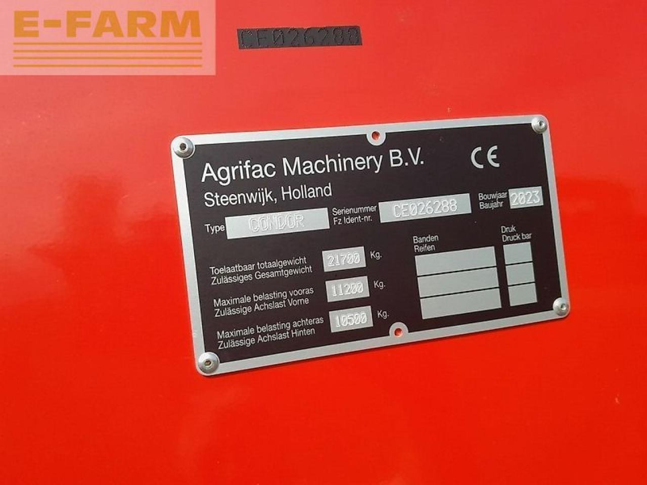 Pulverizador de arrastar Agrifac condor endurance ii st. v: foto 13