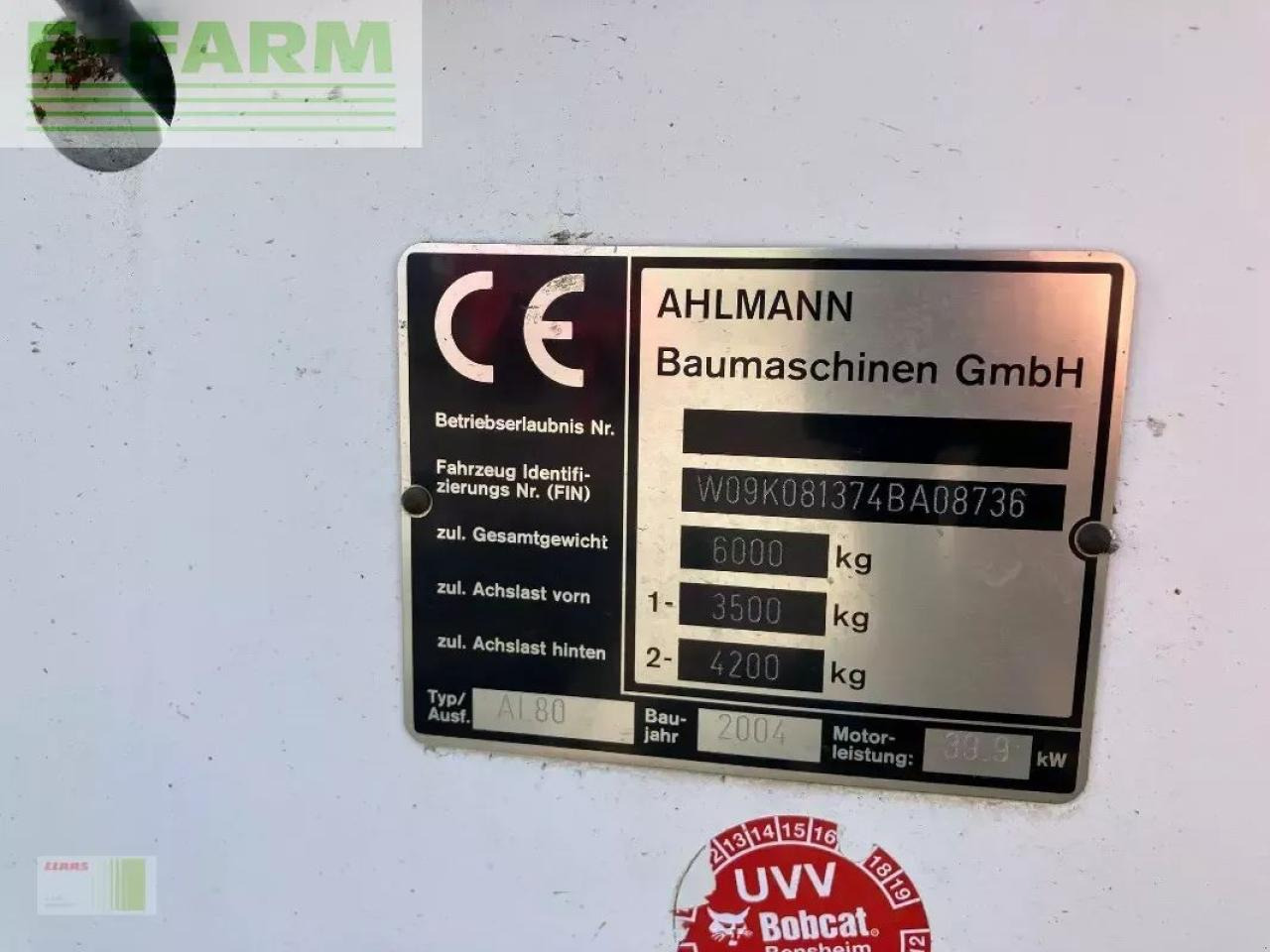 Mini escavadeira Ahlmann al 80: foto 13