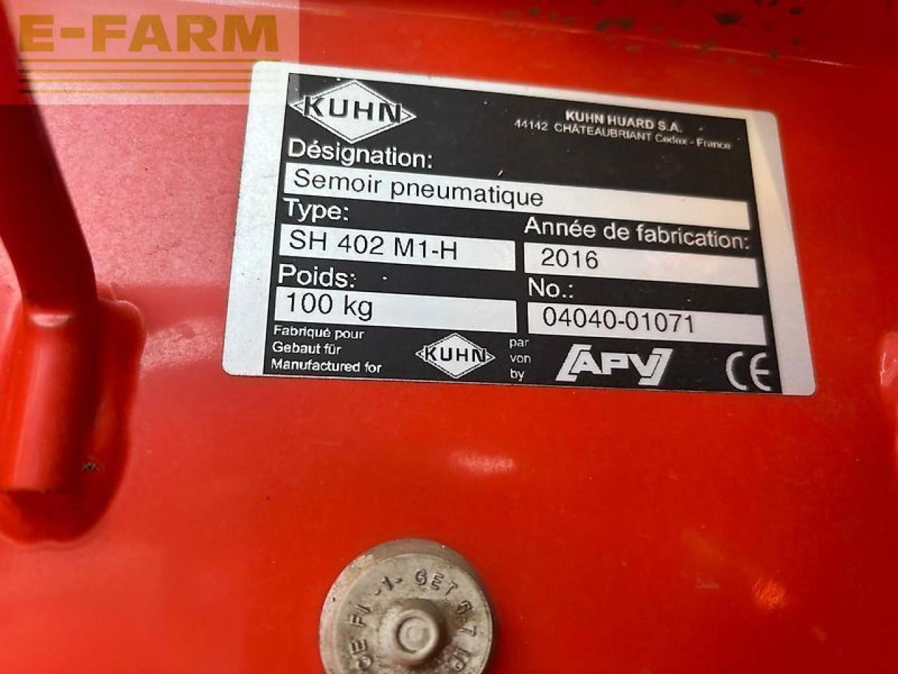 Amazone 6003-2 - Semeadeira: foto 4 Amazone 6003-2 - Semeadeira: foto 4